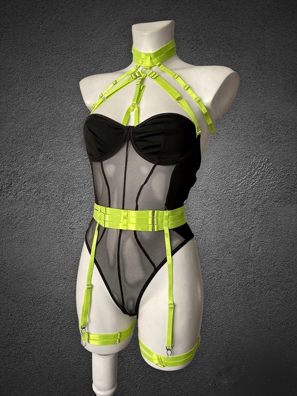 Neon Detailed Bodysuit