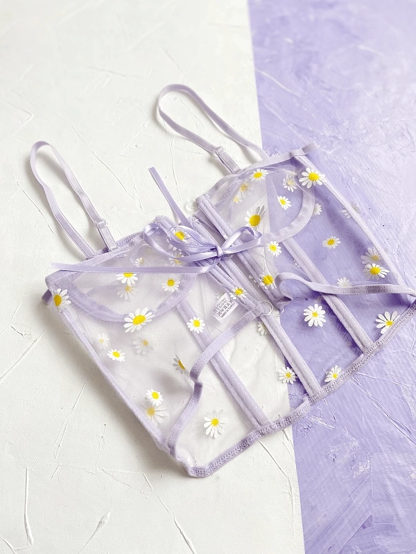 Daisy Printed Bustier