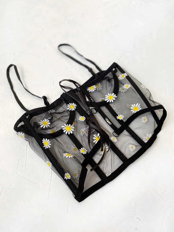 Daisy Printed Bustier