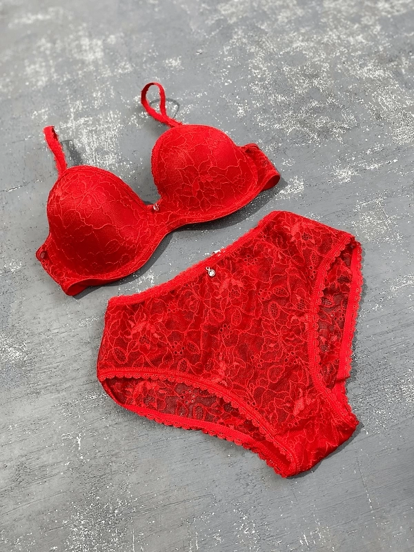 Lace Detailed Bra Set