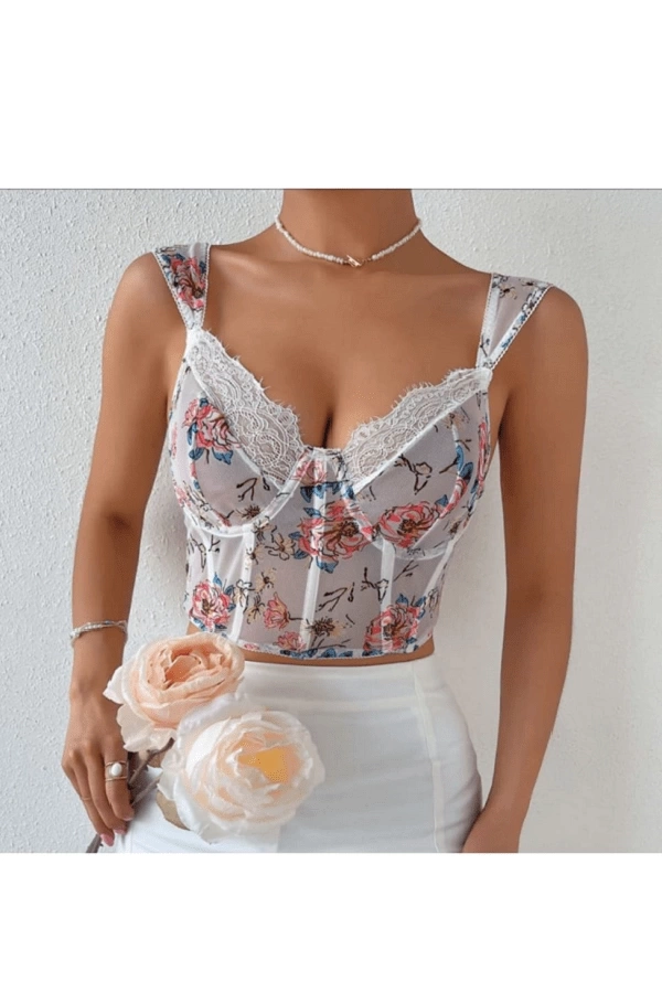 Puppy Rose Bustier Set