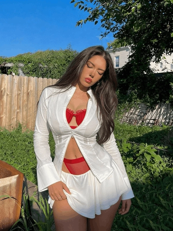 Oyster Padded Bra Set