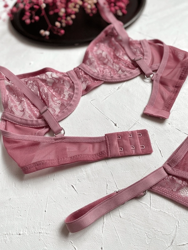 Underwire Lace Bra Set