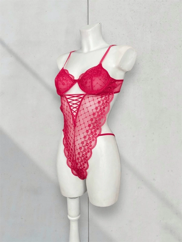 Brode Detaylı Bodysuit