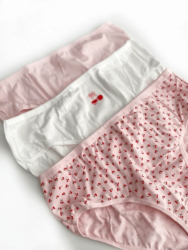 Cherry 3lü Büyük Beden Pamuklu Slip