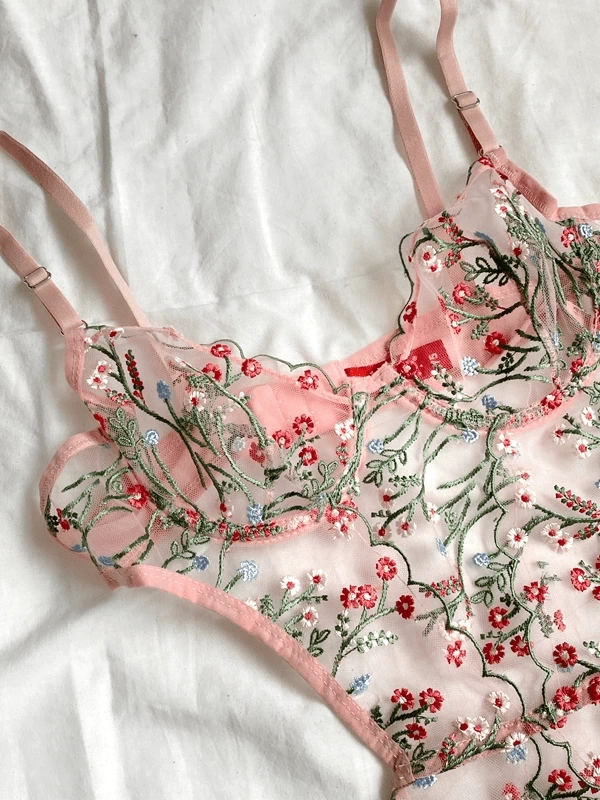 Floral Detailed Bodysuit