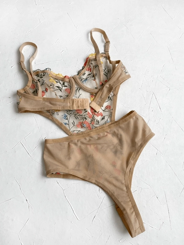 Floral Detailed Bodysuit