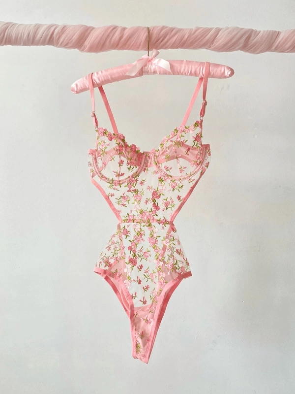 Floral Detailed Bodysuit