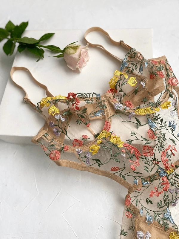 Floral Detailed Bodysuit
