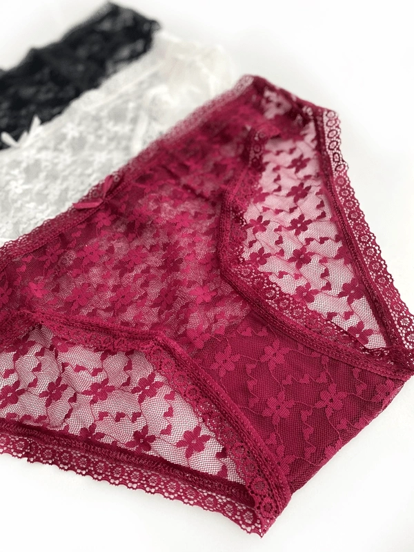 Dantel 3lü Pamuklu Slip