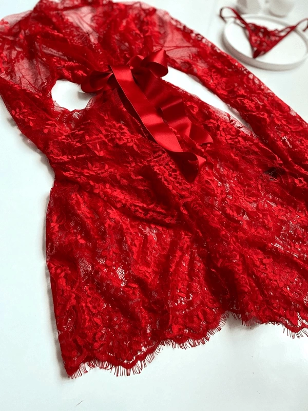 Lace Dressing Gown