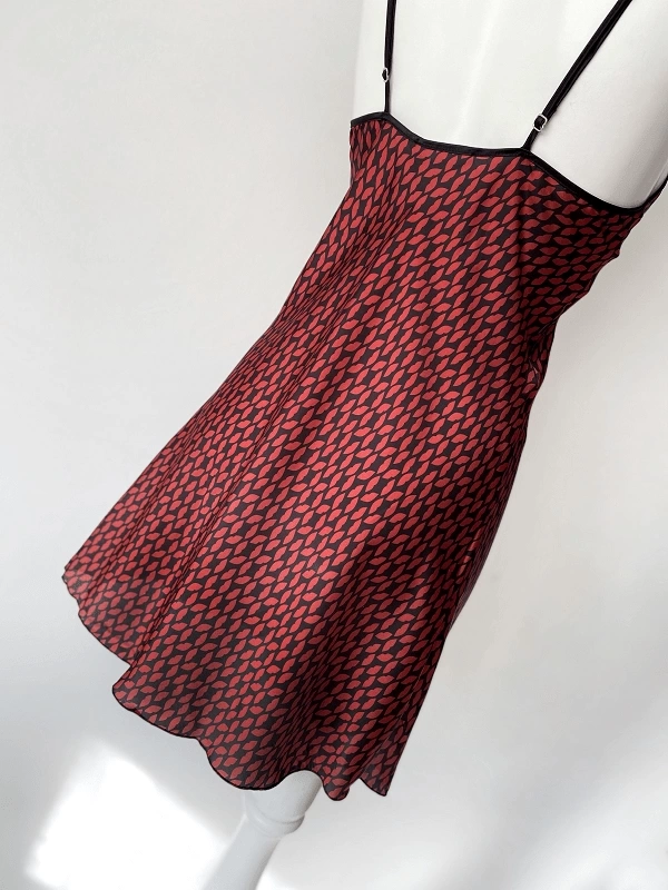 Lip Printed Nightgown