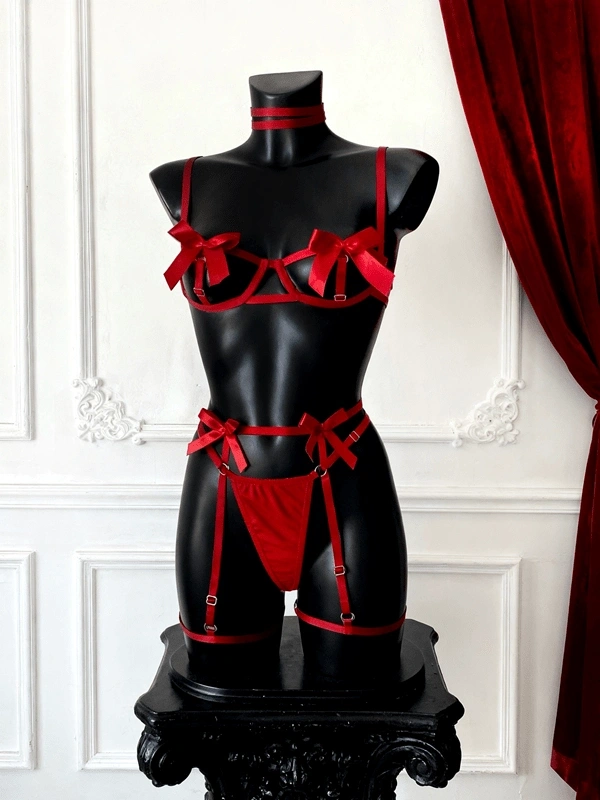 Fiyonk Detaylı Jartiyer Takım