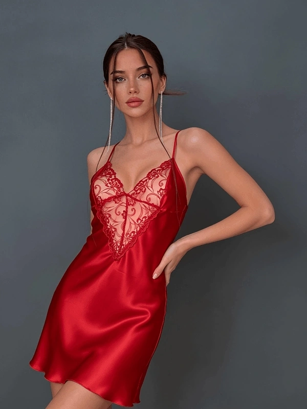 Lace Decollete Nightgown