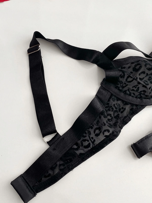 Kristal Bodysuit 2 Parça Fantezi Kombin (Gizli Gönderi)