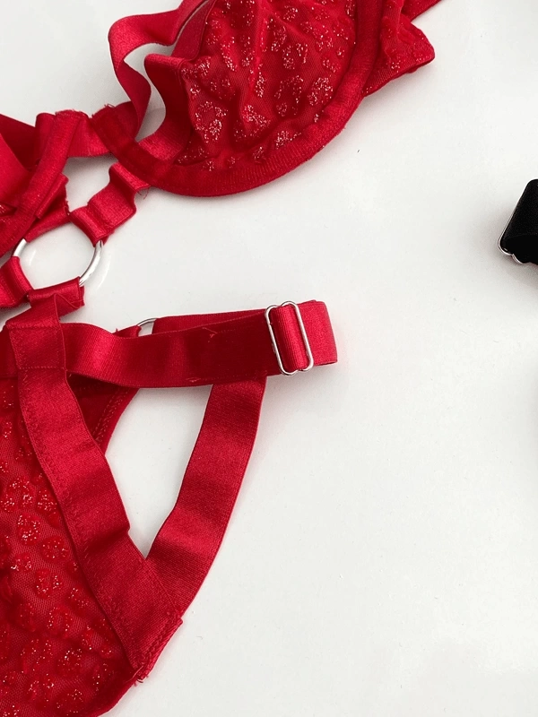 Kristal Bodysuit 2 Parça Fantezi Kombin (Gizli Gönderi)