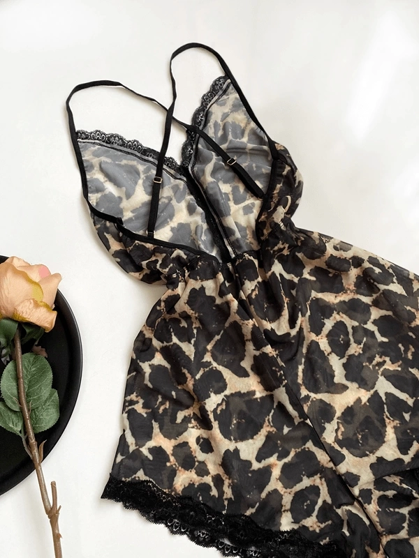 Leopard Patterned Jumpsuit