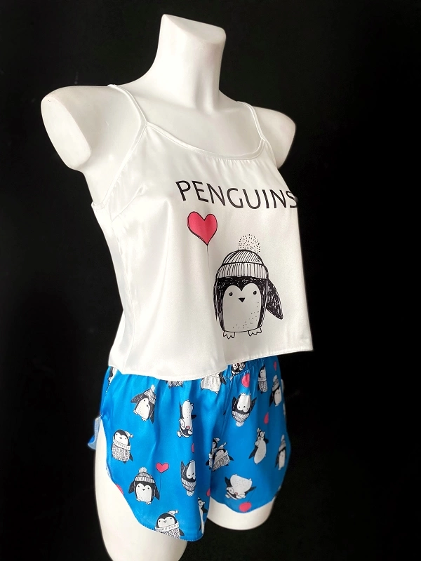 Penguin Shorts Set