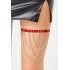 Red Chain Detail Adjustable Leg Accessory