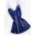 Lace Low-cut Satin Nightgown