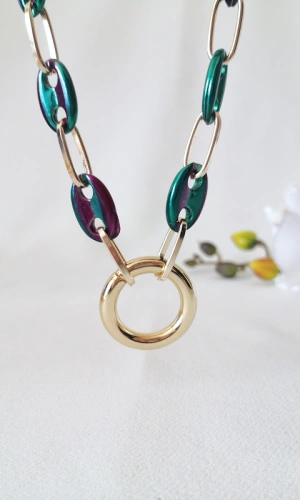 Halka Detaylı Kolye