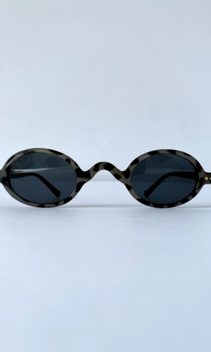 Leopar Desenli Gözlük