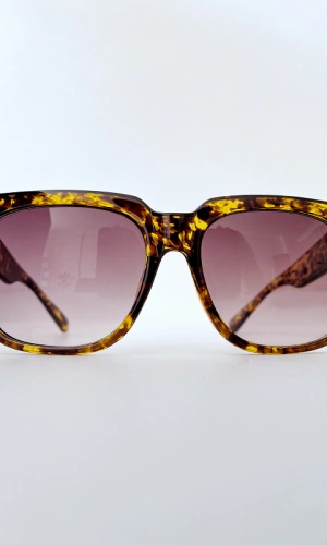 Leopar Desenli Gözlük