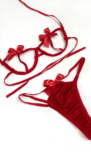 Bow Bra Set