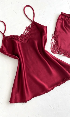 Sahara Satin Shorts Set