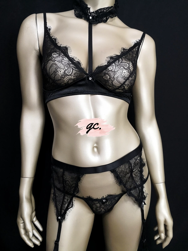 Throat Tied Garter Set