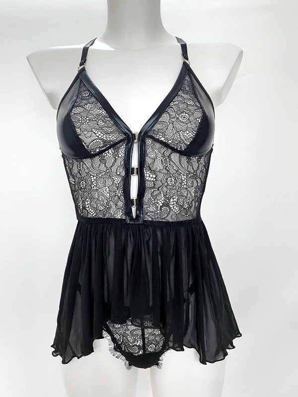 Black Dıamond Babydoll Set