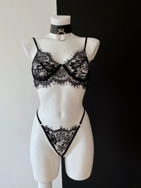 Underwire Lace Bra Set