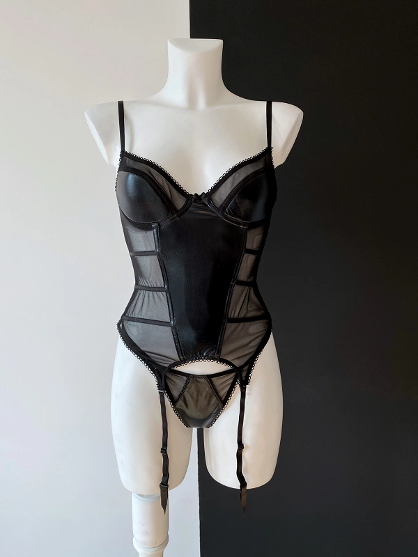 Garter Bustier Set (Without Support)