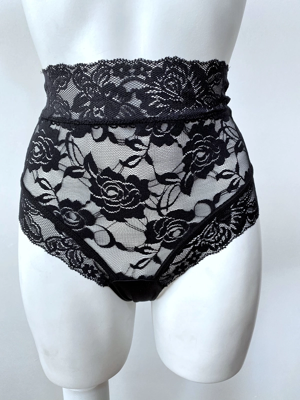 High Waist Thong with Ribbon