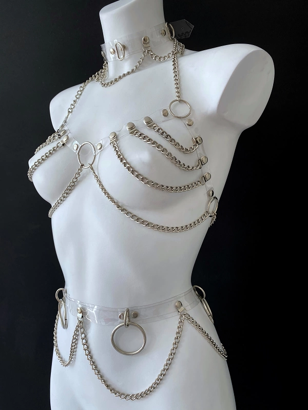 Chain And Ring Transparent Harness Set