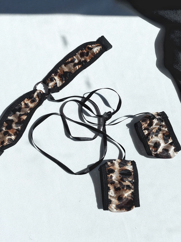 Leash Leopard Suit