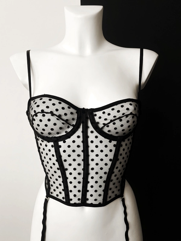 Polka Dot Bustier