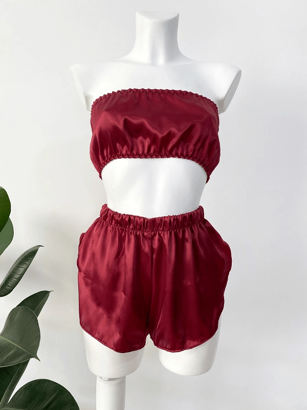 Crop Shorts Set