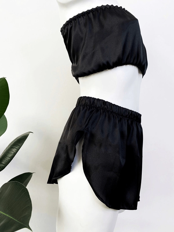 Crop Shorts Set