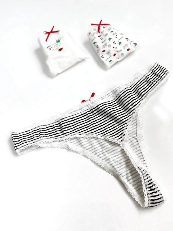 3 Pack Cotton Thong
