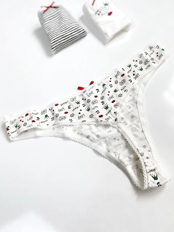 3 Pack Cotton Thong