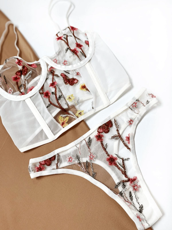 Floral Bustier Set