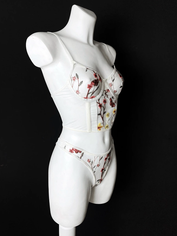 Floral Bustier Set