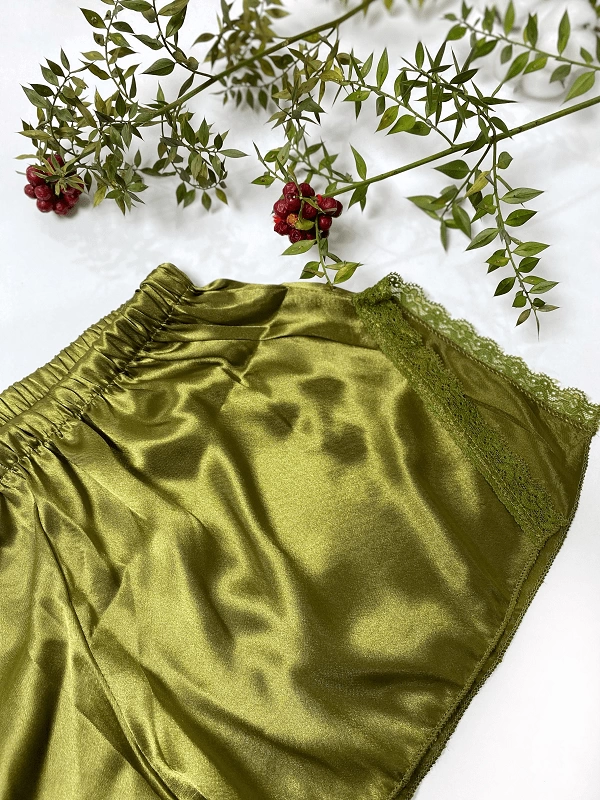 Green Shorts Set