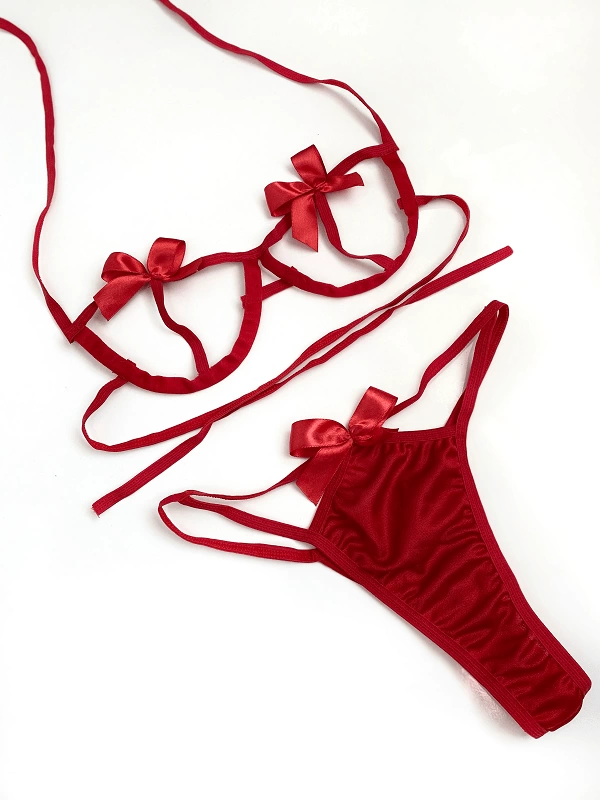 Bow Bra Set