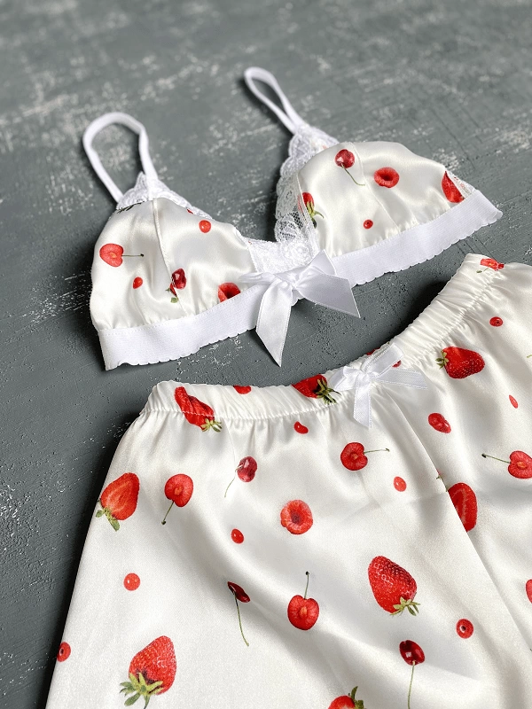 Strawberry Shorts Set