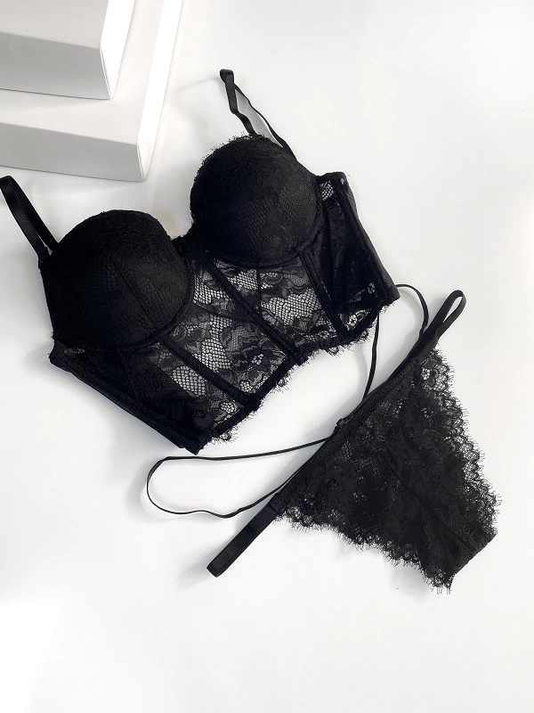 Lace Bustier Set