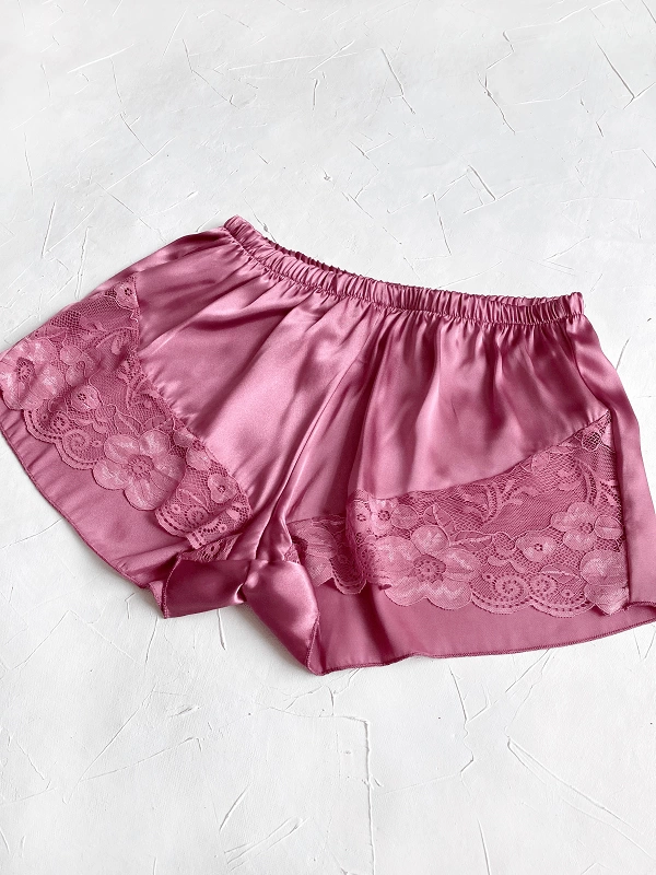 Lace Detailed Shorts Set