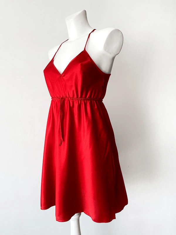 Red Pearl Nightgown
