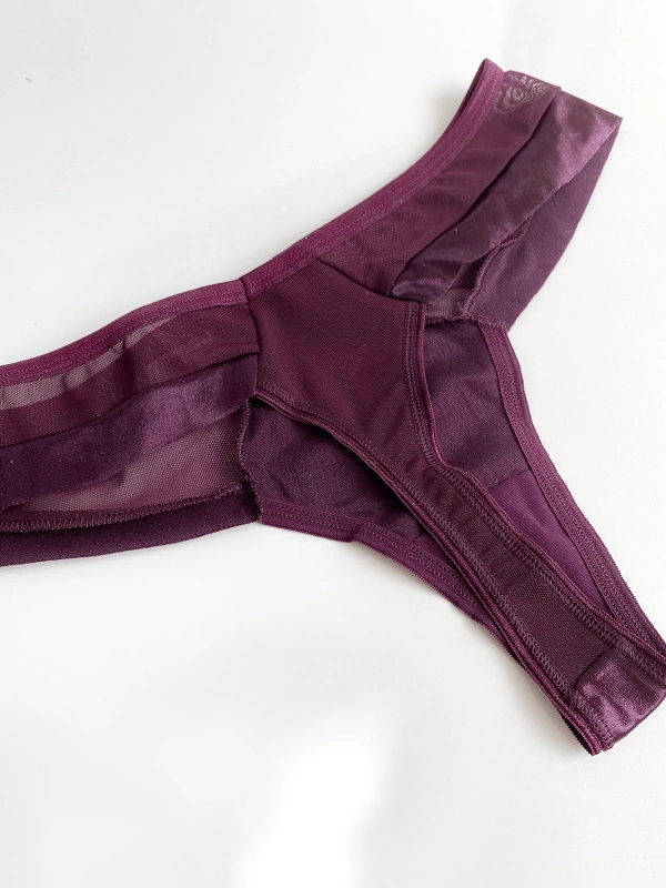 Tulle Detailed Thong